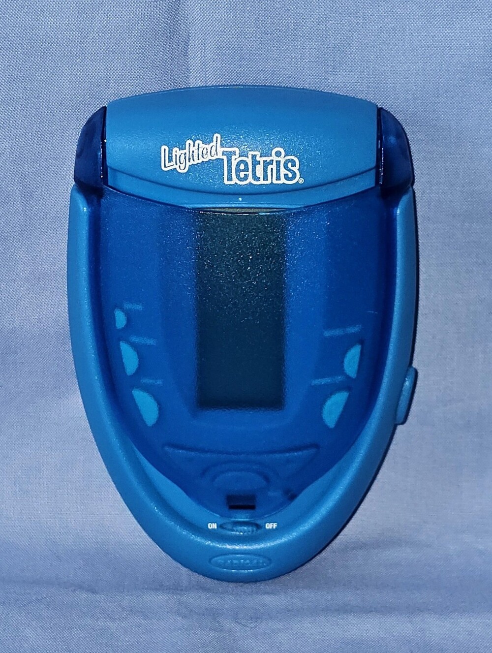 Vintage 2003 Radica Lighted TETRIS Handheld Video Game TESTED - Retro Block Blue
